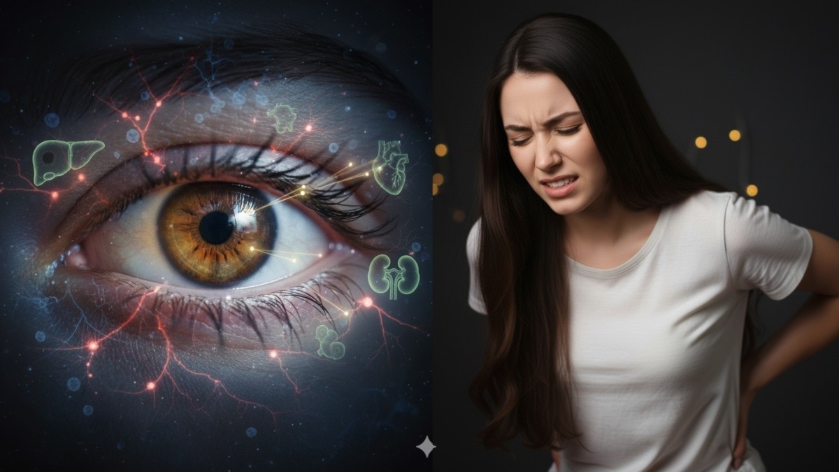 आंखों के रंग में बदलाव बताता है आपकी सेहत का हाल (Photo: AI generated)