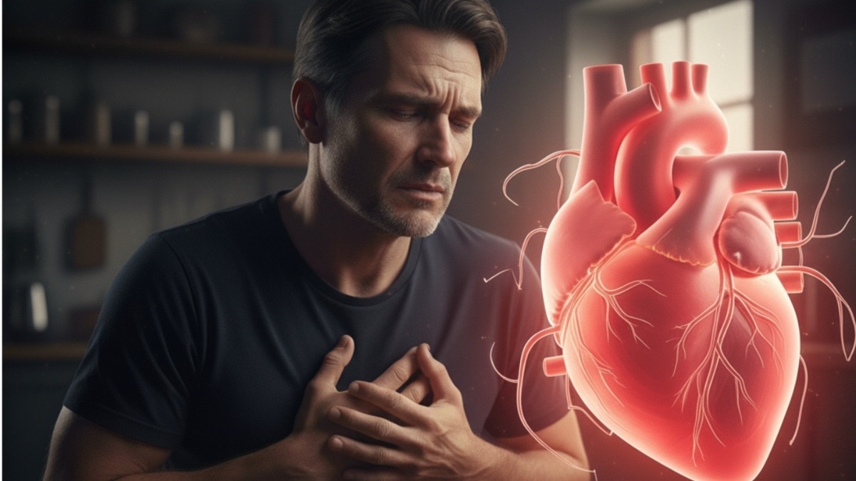 हार्ट अटैक को दावत देती हैं ये आदतें (Photo: AI generated)