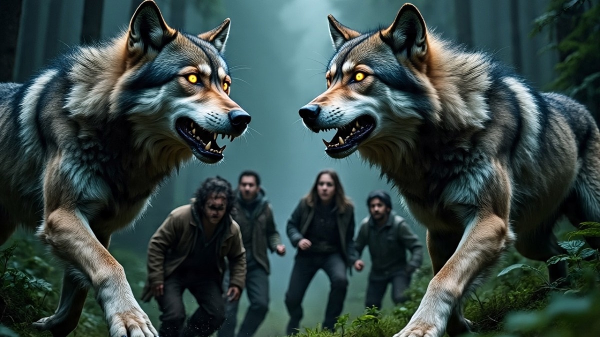 महिला समेत 5 लोग घायल.(Photo: AI-generated)