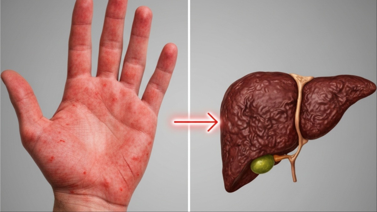 symptoms of liver disease in hands