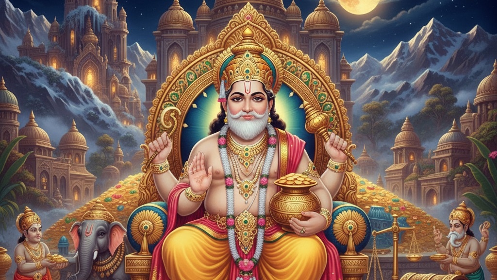 धनतेरस पर की जाती है कुबेर देवता की पूजा (Photo: AI Generated)