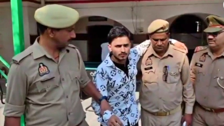 मुजफ्फरनगर पुलिस ने कुर्बान उर्फ अल्तमस को किया अरेस्ट (Photo- ITG)