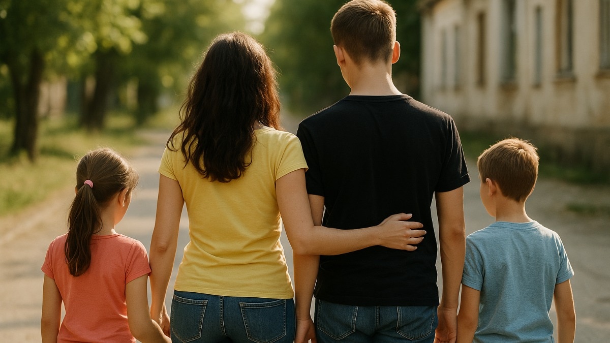 A widowed mother of two children absconds with a 16-year-old boy