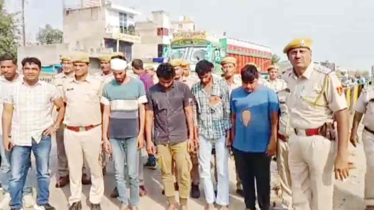 हत्या के चार आरोपी गिरफ्तार (Photo: Screengrab)