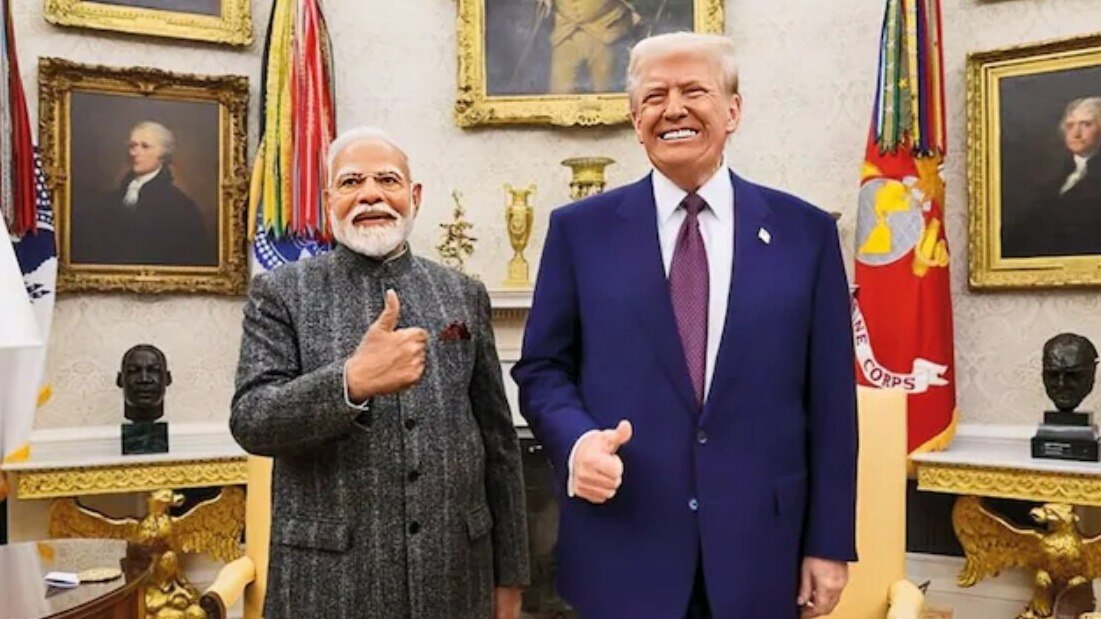 इजरायल की संसद में ट्रंप की स्पीच के बाद पीएम मोदी ने किया पोस्ट