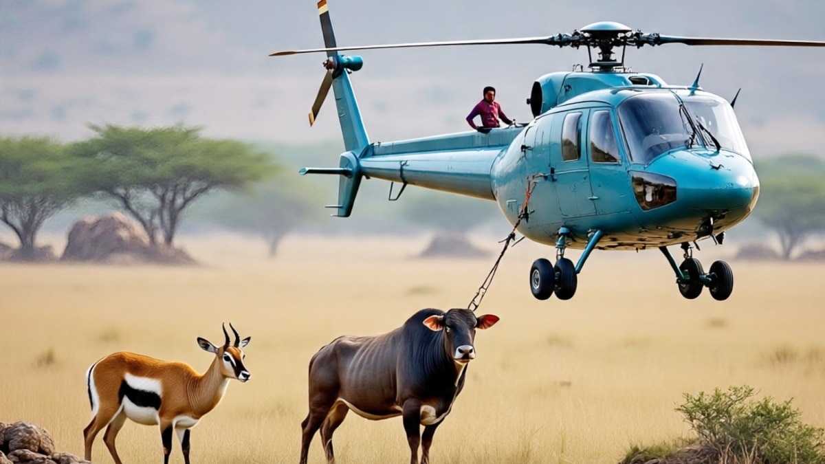 MP में हेलिकॉप्टर से हांका लगाकर पकड़े जाएंगे काले हिरण और नीलगाय, साउथ अफ्रीका से बुलाई टीम