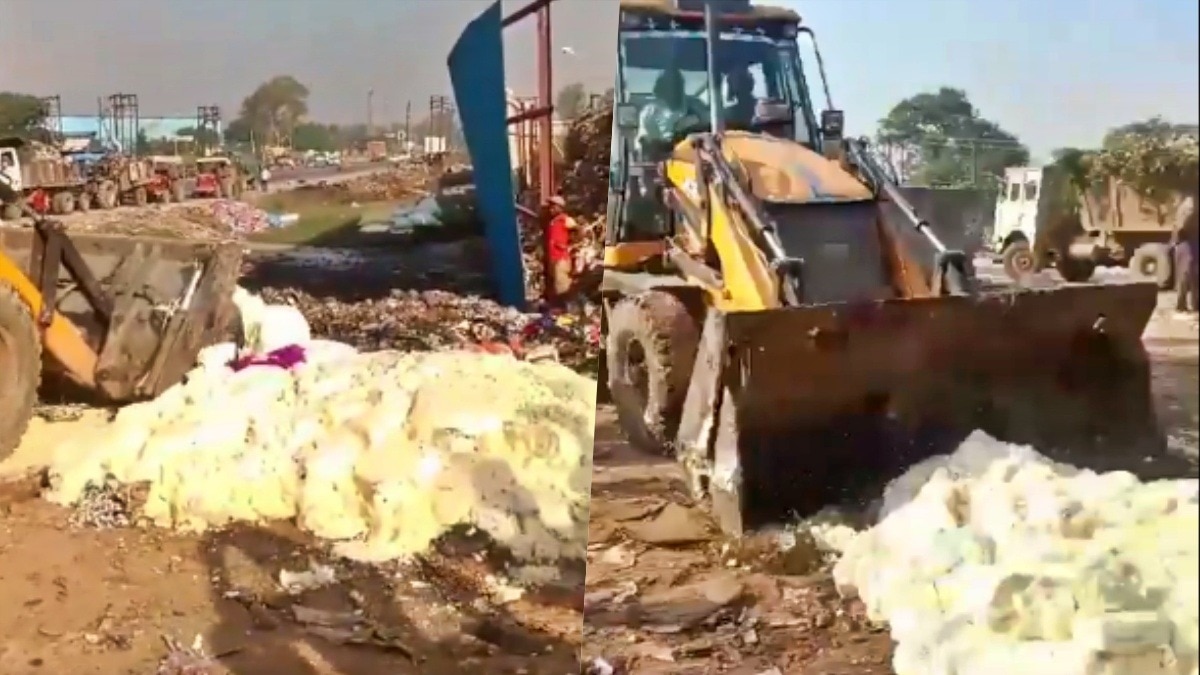 मेरठ में पकड़ा गया 2500 KG मिलावटी मावा, प्रशासन ने बुलडोजर से मिट्टी में मिलाया – 2500 kg of adulterated mawa seized in Meerut mixed it with soil bulldozer action lclam