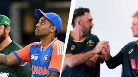 ऑस्ट्रेलियाई खिलाड़ियों ने उड़ाया भारत के ‘नो हैंडशेक’ फैसले का मज़ाक (AP/X से स्क्रीनग्रैब)