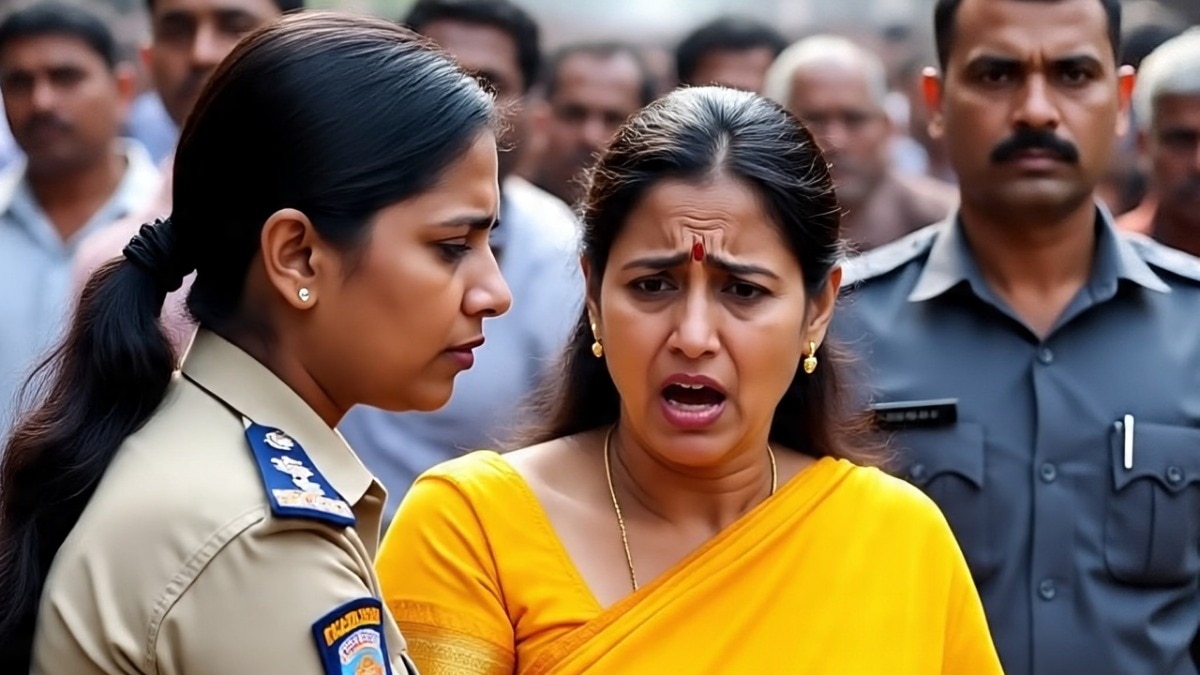 बहू को पुलिस ने किया गिरफ्तार (Photo: Screengrab)