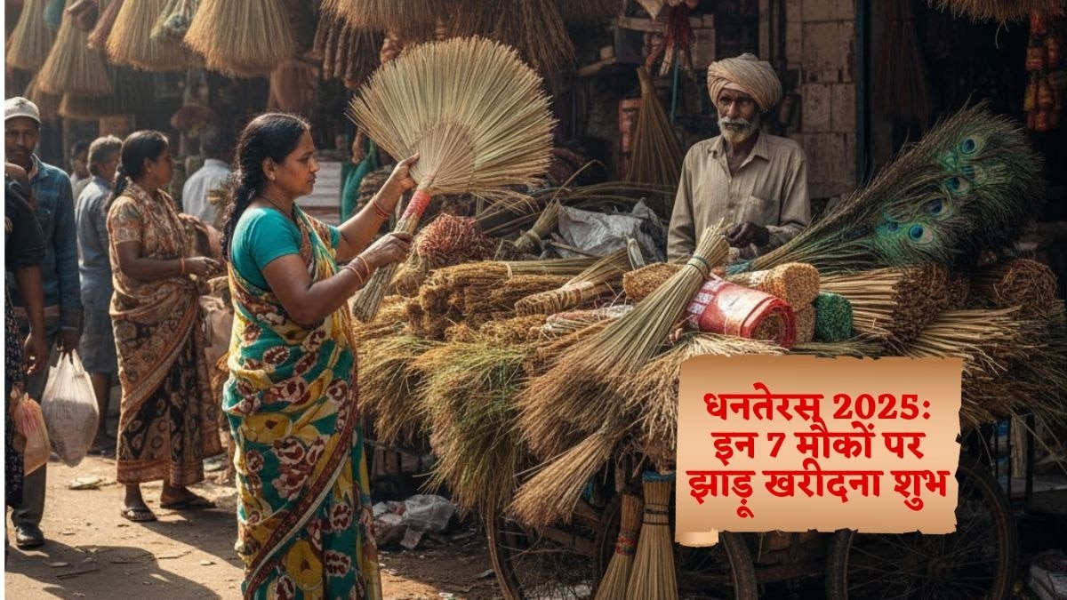 Dhanteras 2025: धनतेरस ही नहीं, इन 7 मौकों पर भी झाड़ू खरीदना शुभ, अमीर होने में नहीं लगती देर – dhanteras 2025 best time to buy new broom goddess laxmi money prosperity vastu tips tvisu
