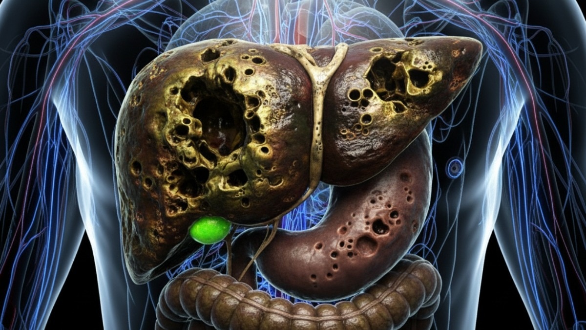 लिवर के लिए कुछ हेल्दी सप्लीमेंट्स हानिकारक होते हैं. (Photo: AI Generated)