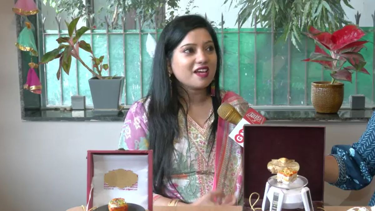 जयपुर की अंजली ने तैयार की बेहद महंगी मिठाई. (Photo: ITG)