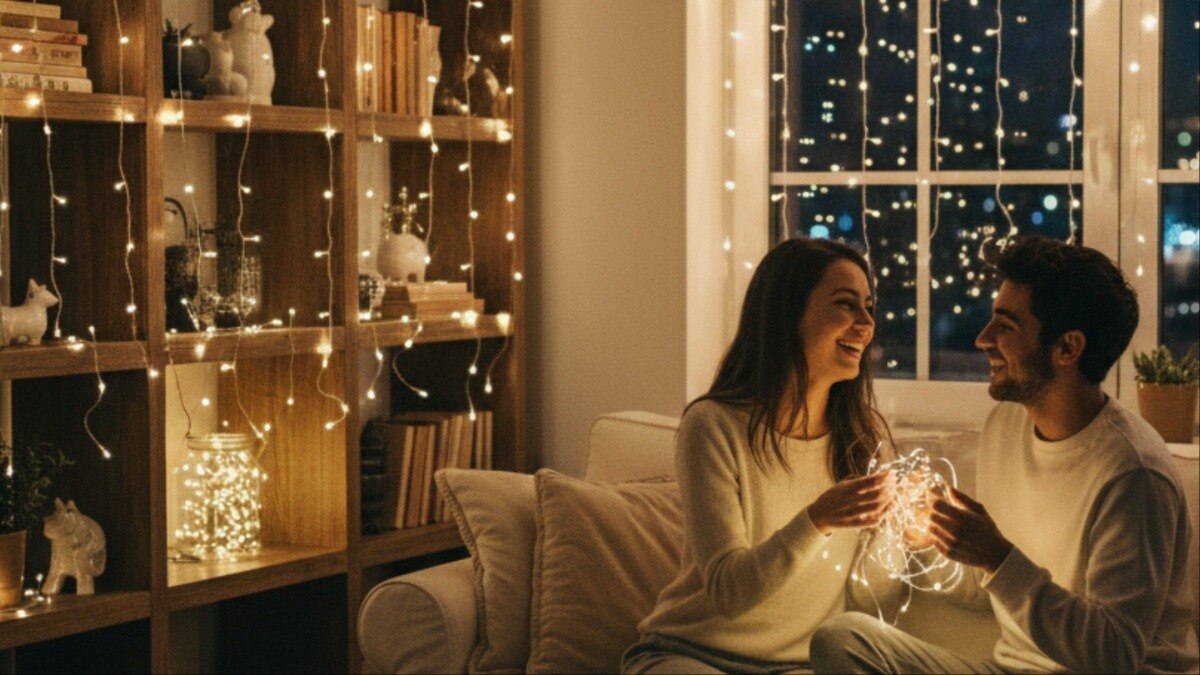 एक्सपर्ट से जानें फेयरी लाइट्स से घर सजाने का तरीका (Photo-AI generated)