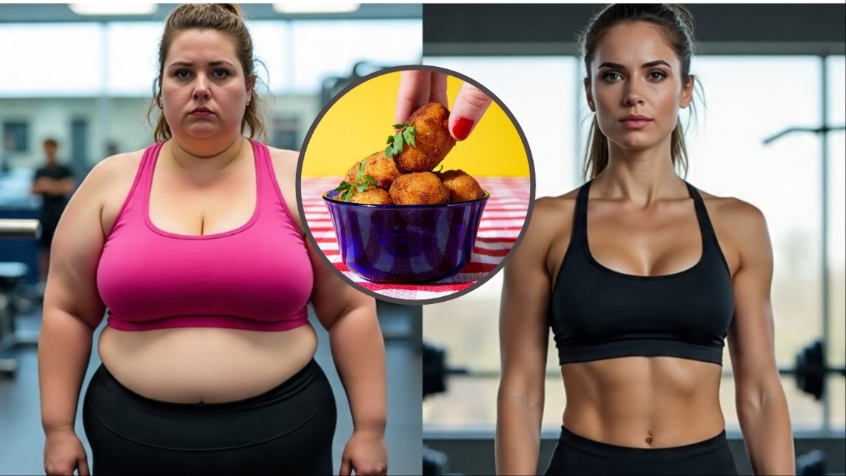 fat woman and slim woman 