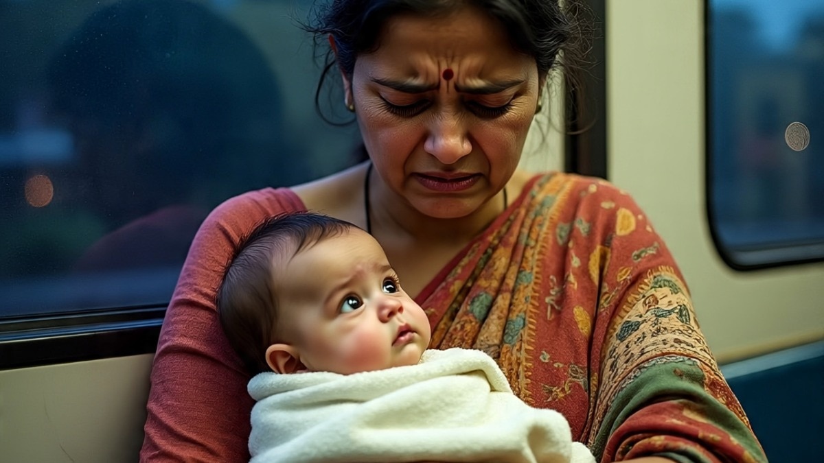 सेना के जवान ने बचाई बच्चे की जान (Photo: AI-generated)