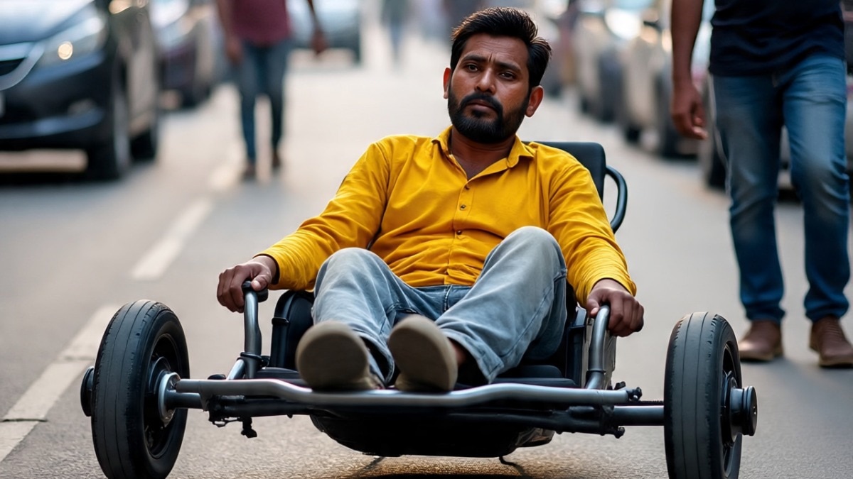 ठाणे में दिव्यांग का सड़क पर बवाल… हादसे के बाद बोला – मुझे उठाने से पहले बुलाओ डिप्टी CM एकनाथ शिंदे को – thane divyang shinde demand road drama lclcn