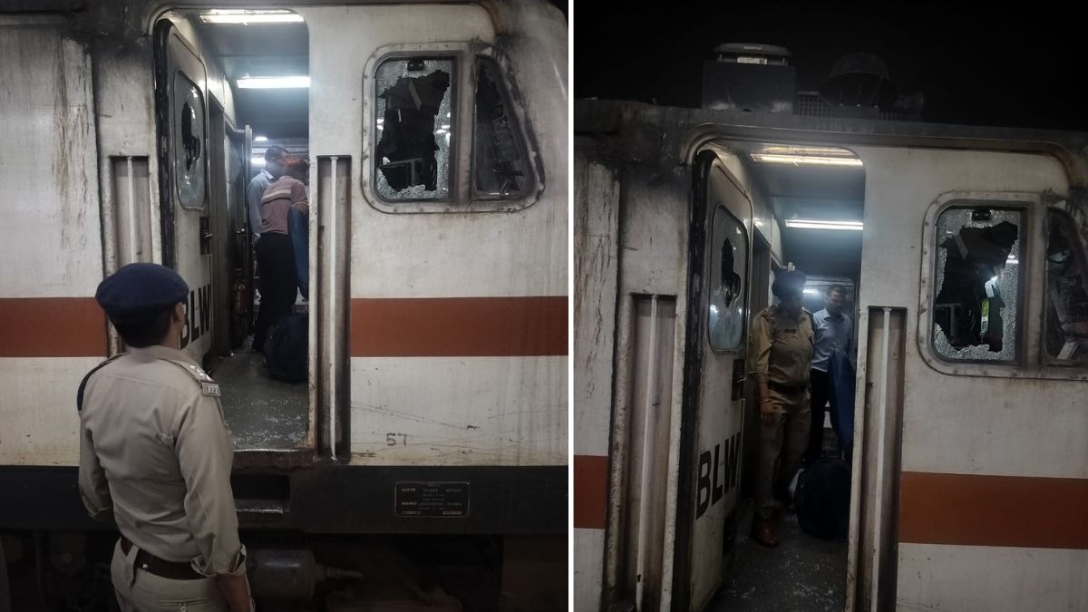 कानपुर में फेस्टिवल स्पेशन ट्रेन पर पथराव. (Photo: ITG)