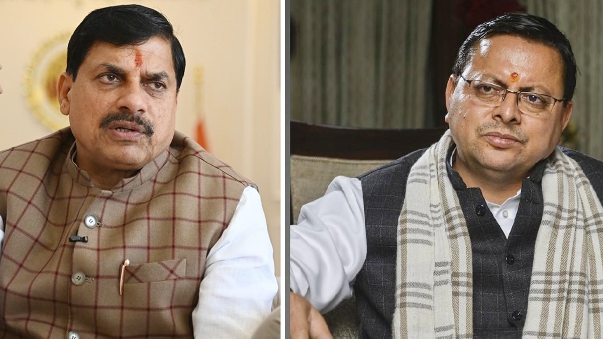 CM मोहन यादव ने उत्तराखंड CM धामी से की बात.(File Photo)