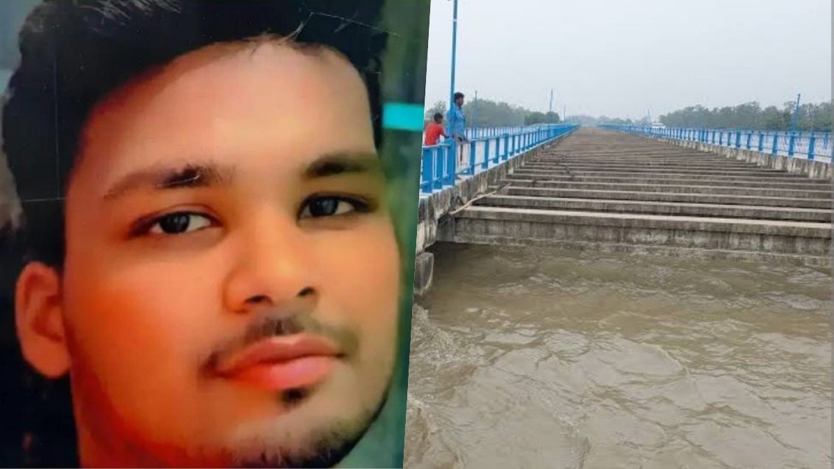 A young man jumped into a canal in Lucknow (Photo- ITG)