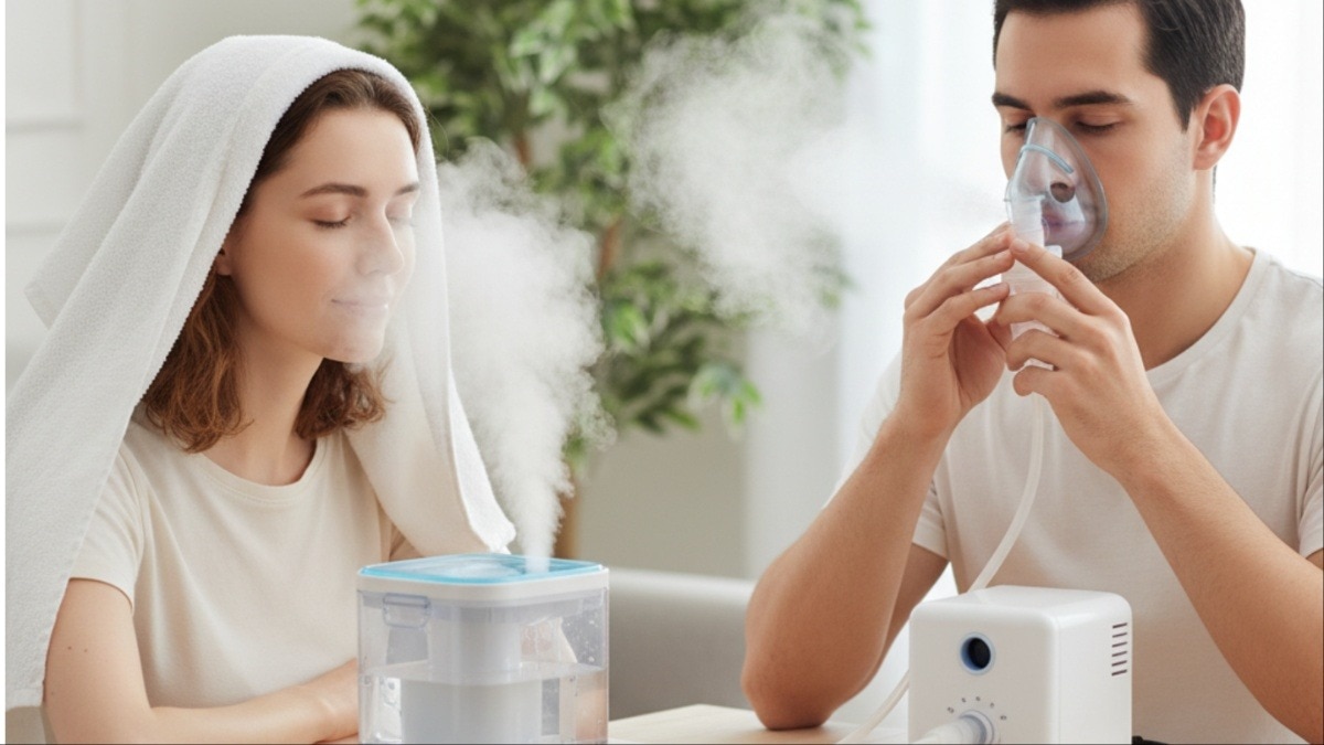 सांस लेने की समस्या होने पर डॉक्टर की सलाह जरूर लेनी चाहिए. ((Photo: AI-generated))