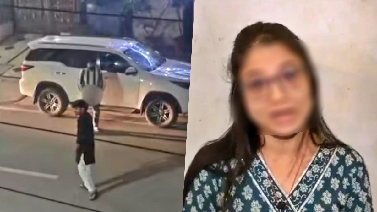 नोएडा में दिवाली की रात हुए हंगामे का वीडियो वायरल (Photo- ITG)