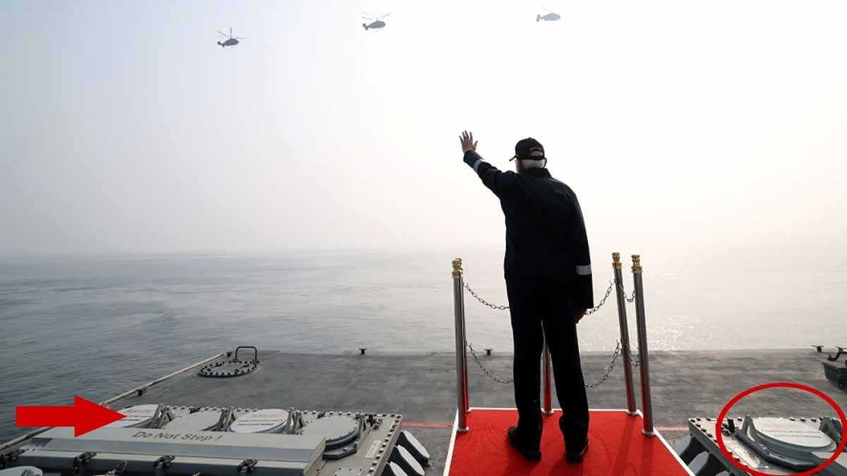 PM Modi INS Vikrant Barak-8 missile