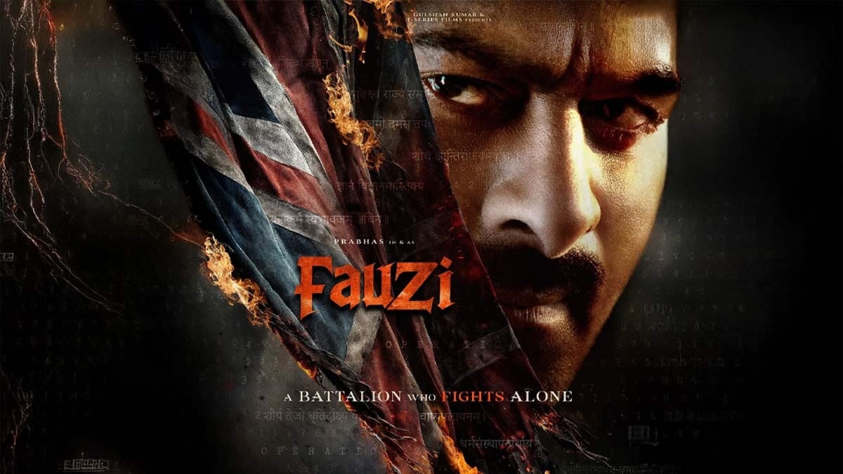 prabhas fauji film poster reveals full story, connection to netaji subhash chandra bose