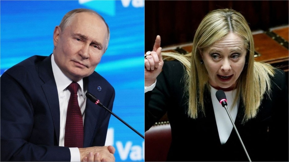 Vladimir Putin, giorgia meloni