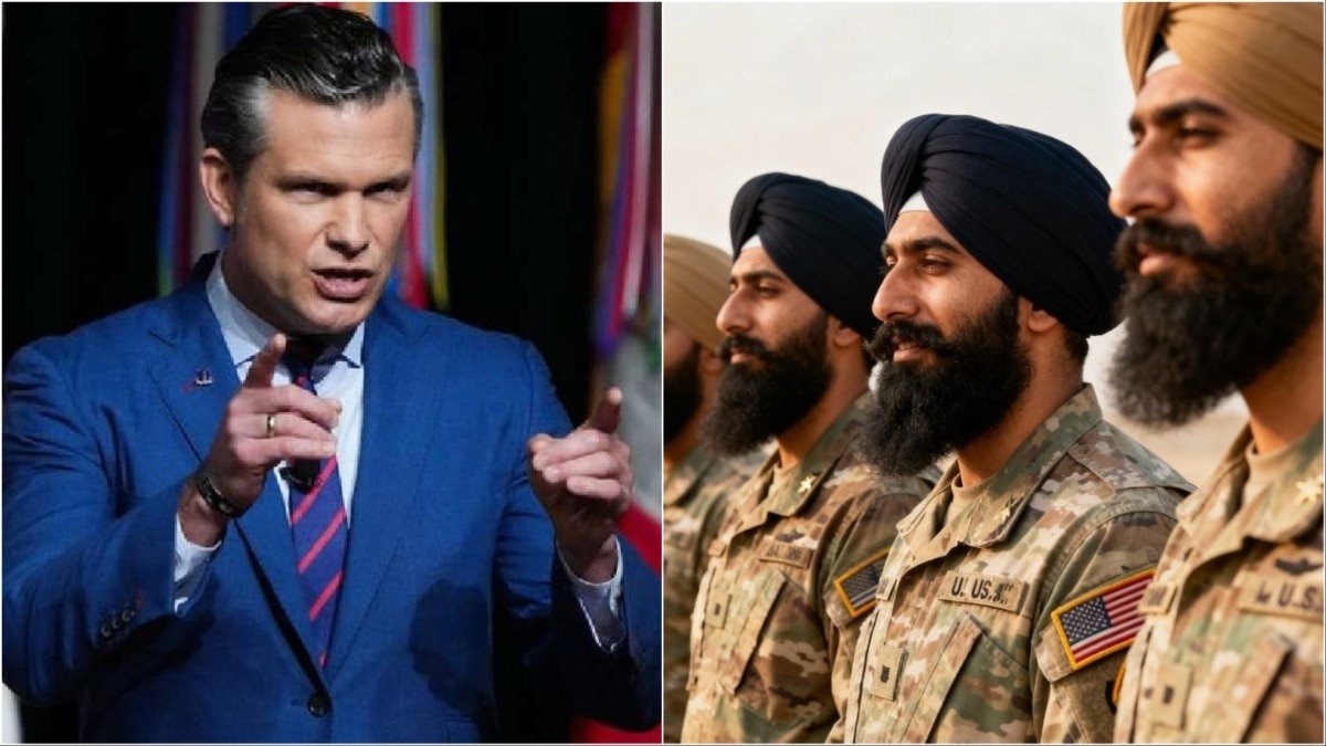 पीट हेगसेथ के फैसले से सिख सैनिकों में गुस्सा है (File Photo: Reuters/AI)