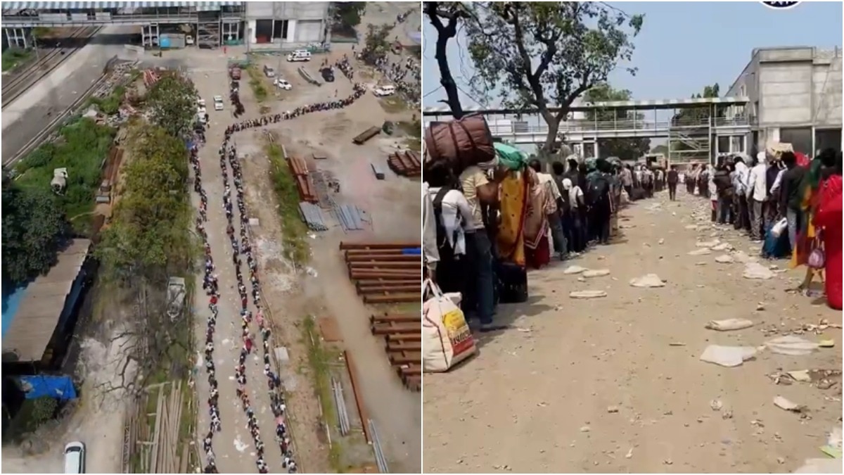 स्टेशन पर लगी 1 KM लंबी लाइन... वीडियो वायरल हुआ तो रेलवे ने बताया- क्यों हुआ ऐसा