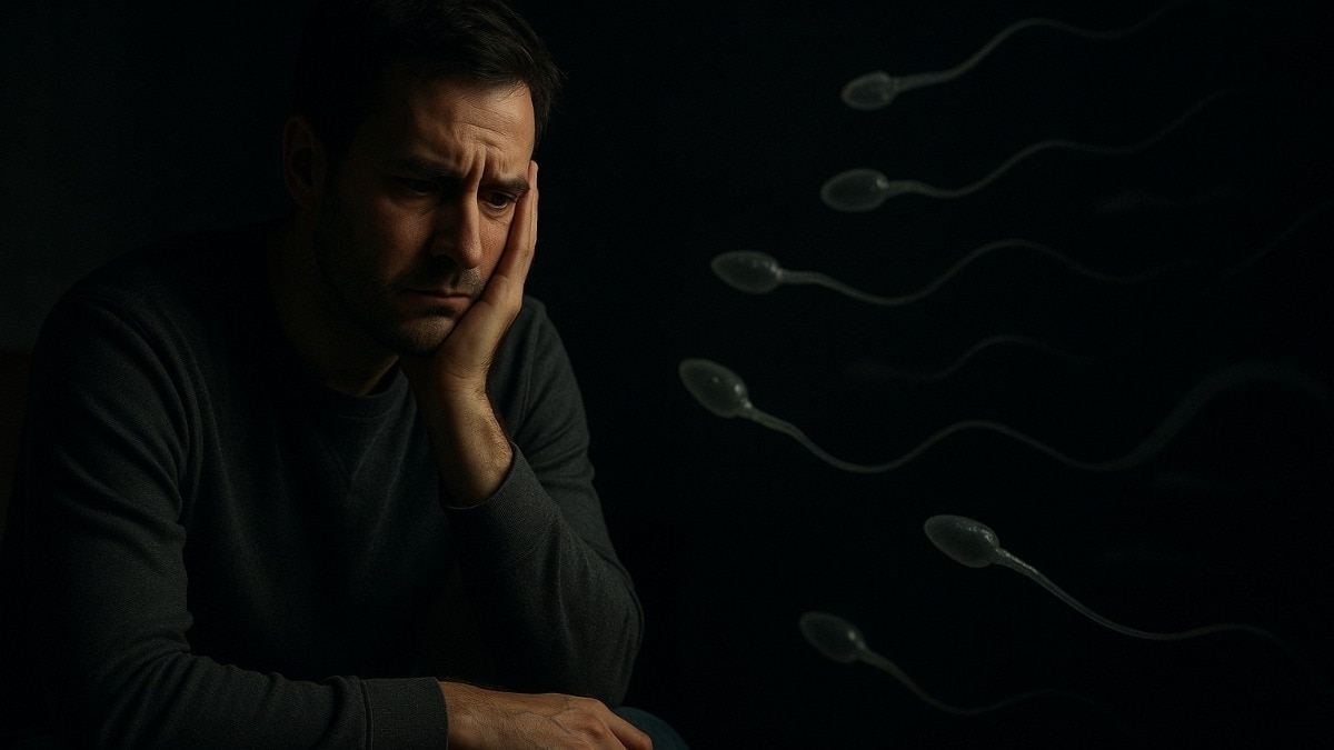 वैश्विक स्तर पर पुरुषों की स्पर्म क्वालिटी में गिरावट देखने को मिल रही है.(Photo: AI Generated) 