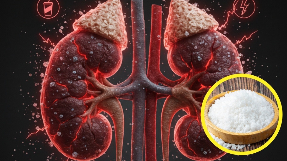 ज्यादा नमक किडनी के लिए हानिकारक (Photo: AI generated)