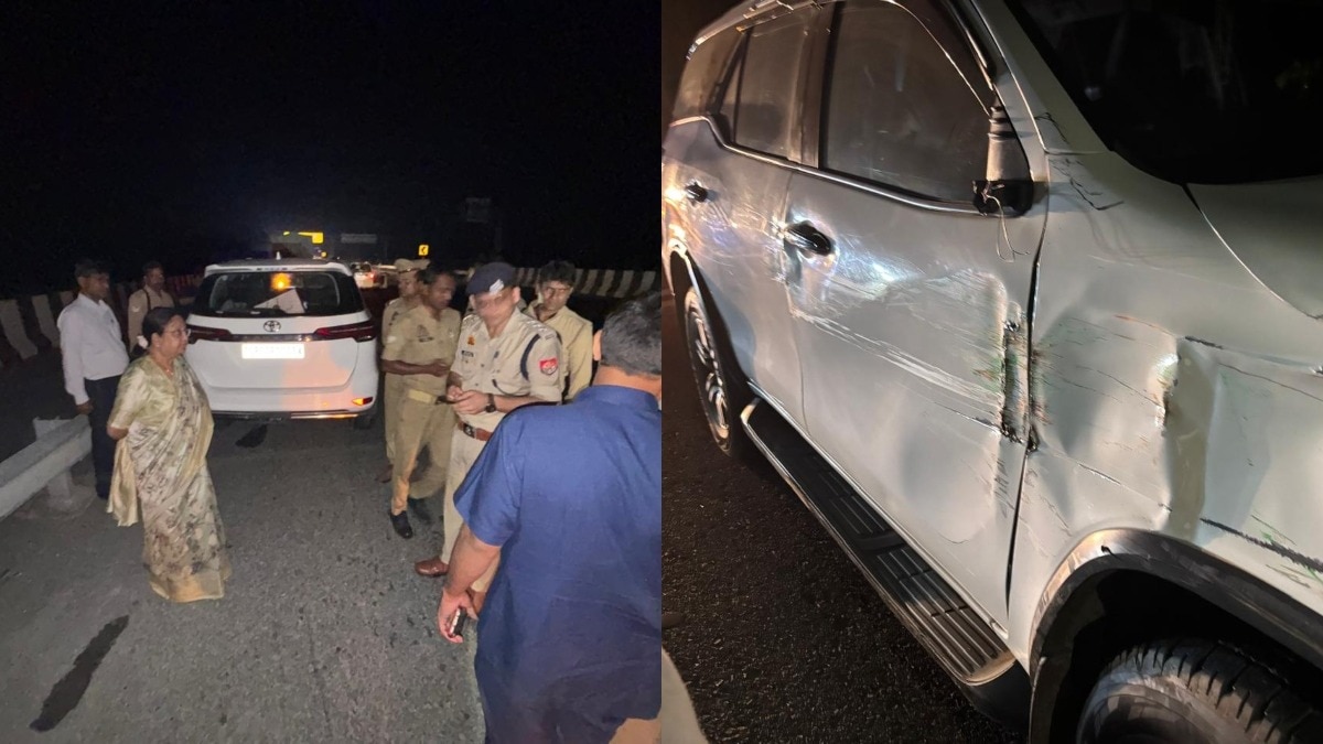 ट्रक से टकराई फॉरच्यूनर... बाल-बाल बचीं यूपी की कैबिनेट मंत्री बेबी रानी मौर्य