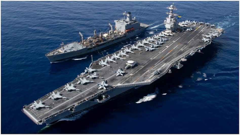 वेनेजुएला पर हमला करेगा अमेरिका? कैरेबियन सागर में भेजा एयरक्राफ्ट कैरियर, 5000 सैनिक और 75 जेट तैनात - Is US planning to attack Venezuela deployed Aircraft Carrier in ...