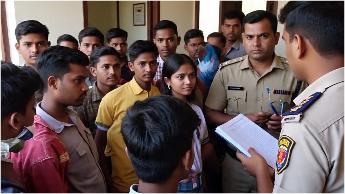 police investigating in hostel