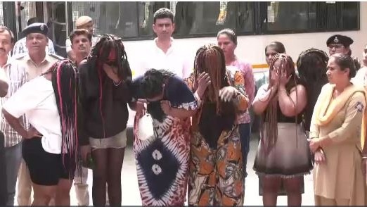 police raid liquor party in ahmedabad