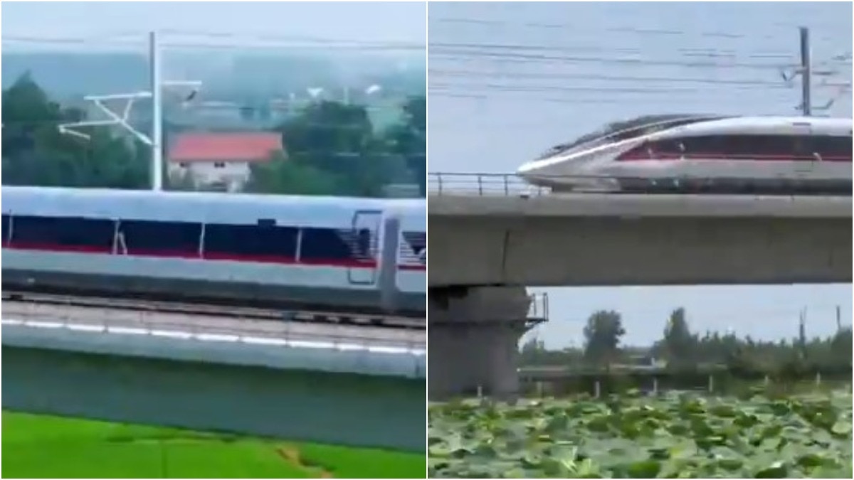 बिजली से भी तेज! चीन की हाई-स्पीड ट्रेन ‘CR450’ ने तोड़ा वर्ल्ड रिकॉर्ड, वीडियो वायरल