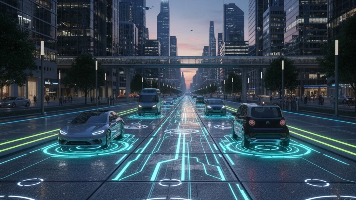 dynamic wirelessly charge Road