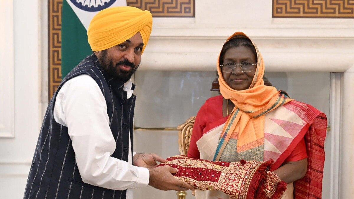 CM mann meets president murmu