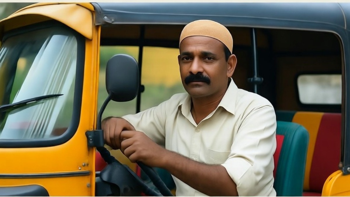 Auto Driver and Rahul Gandhi