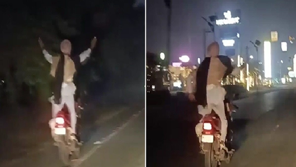 कभी भंगड़ा किया, कभी पतंग उड़ाई...चलती बाइक पर सरदार जी की जानलेवा स्टंटबाजी