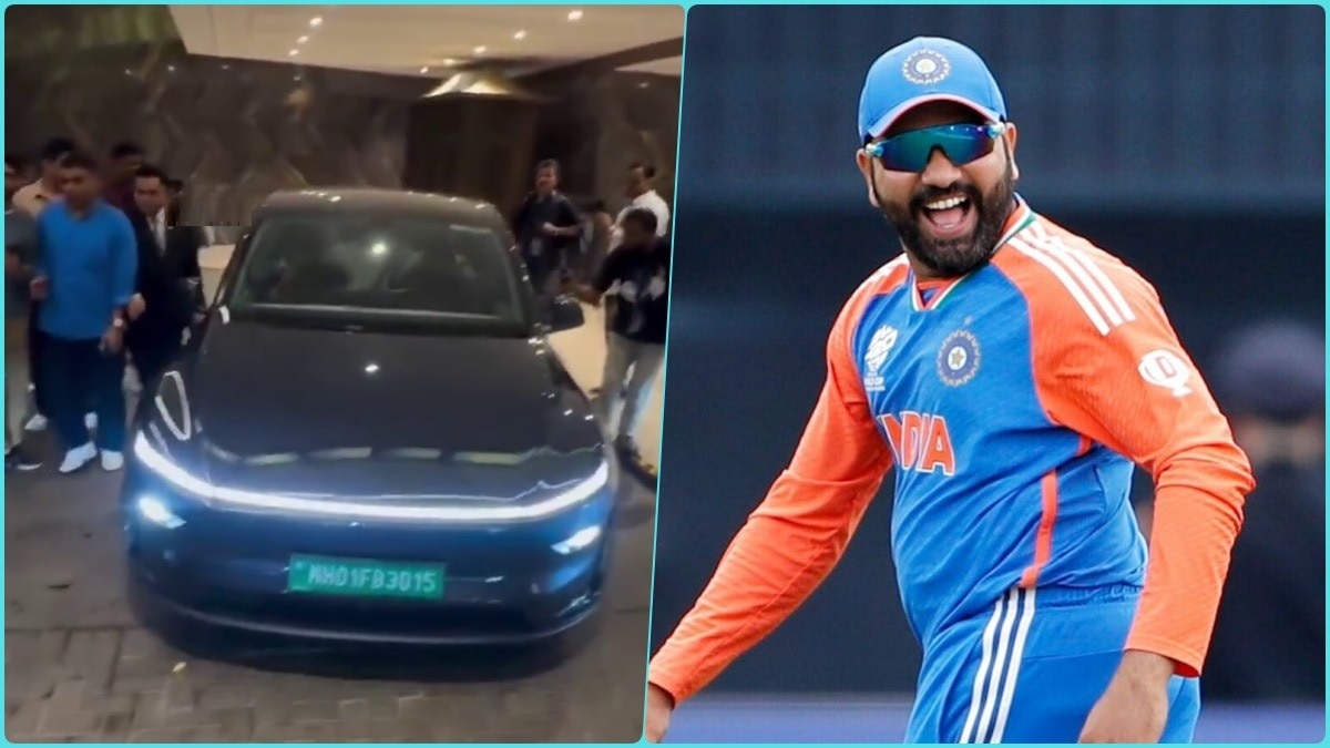 Rohit Sharma Tesla Car