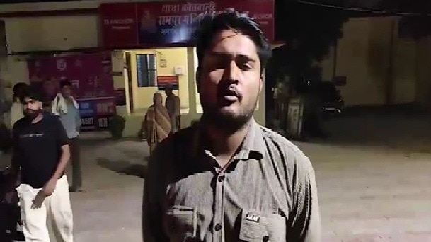 पीड़ित युवक, जिसे बोनट पर रखकर कार दौड़ाई गई. (Photo: Screengrab)