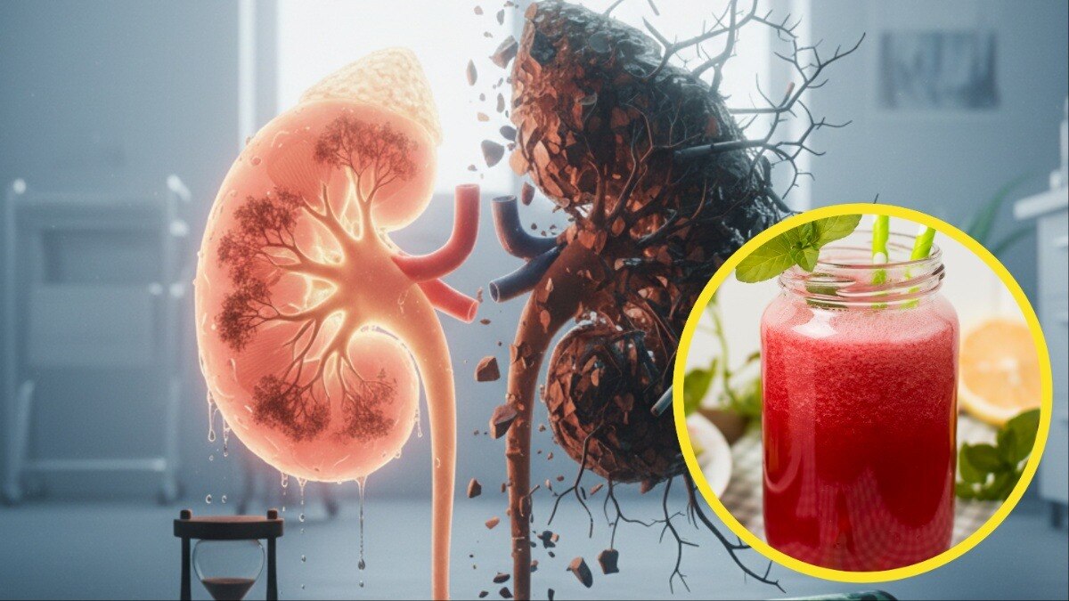 किडनी के लिए हेल्दी ड्रिंक्स (Photo: AI generated)