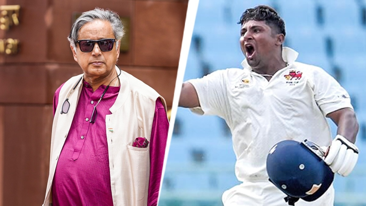 Shashi Tharoor,Sarfaraz Khan