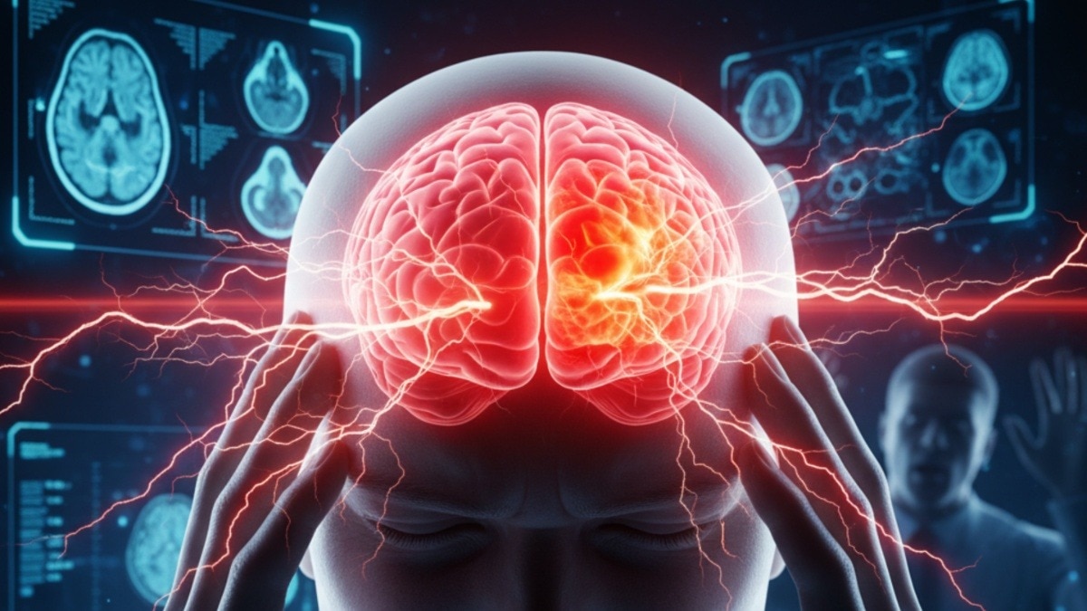 जब आपके सिप में लगातार और असहनीय दर्द होता है तो वो ब्रेन ट्यूमर का संकेत हो सकता है. (Photo: AI generated)