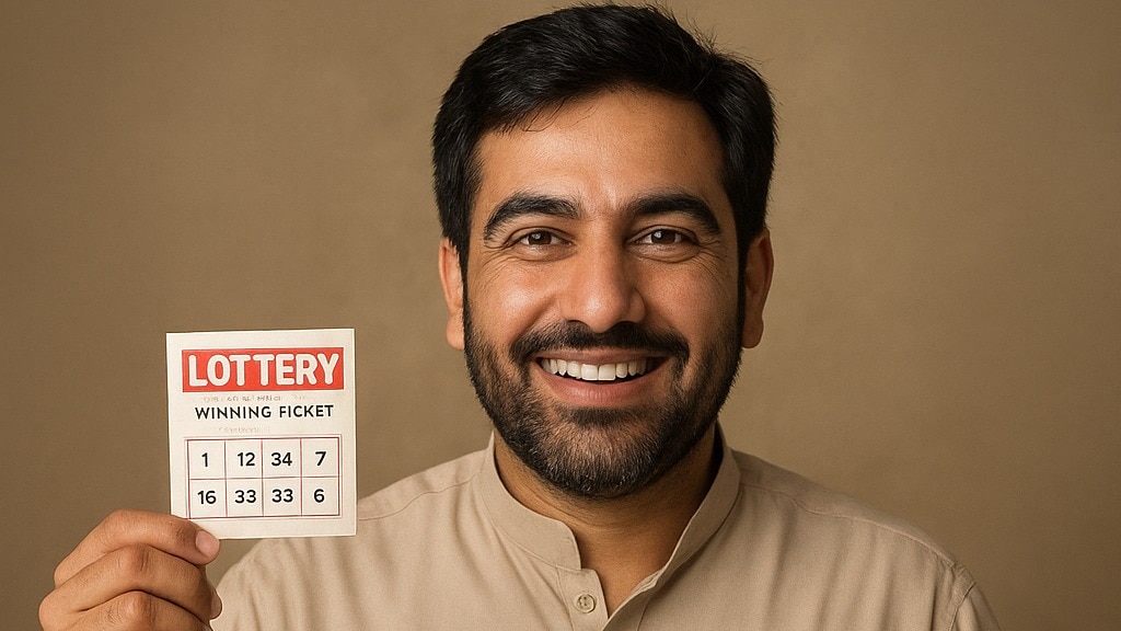 पाकिस्तानी शख्स ने बताया कि लॉटरी जीतने के बाद वे काफी फेमस हो गया है. (Photo: AI Generated)