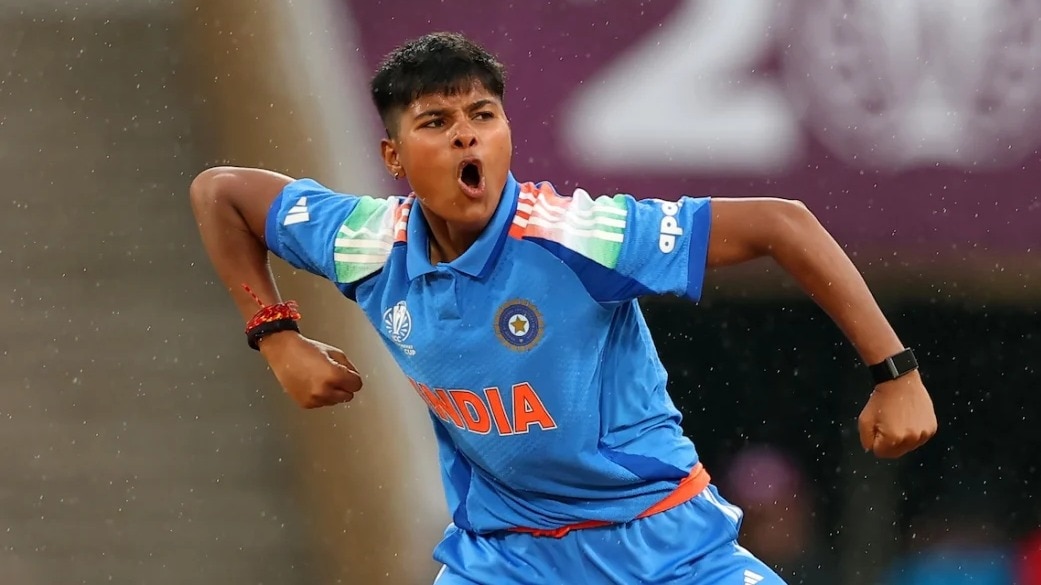 Kranti Gaur took Alyssa Healy wicket 