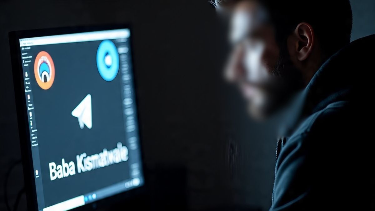 बाबा किस्मतवाले टेलीग्राम चैनल की कहानी. (Photo: AI-generated)