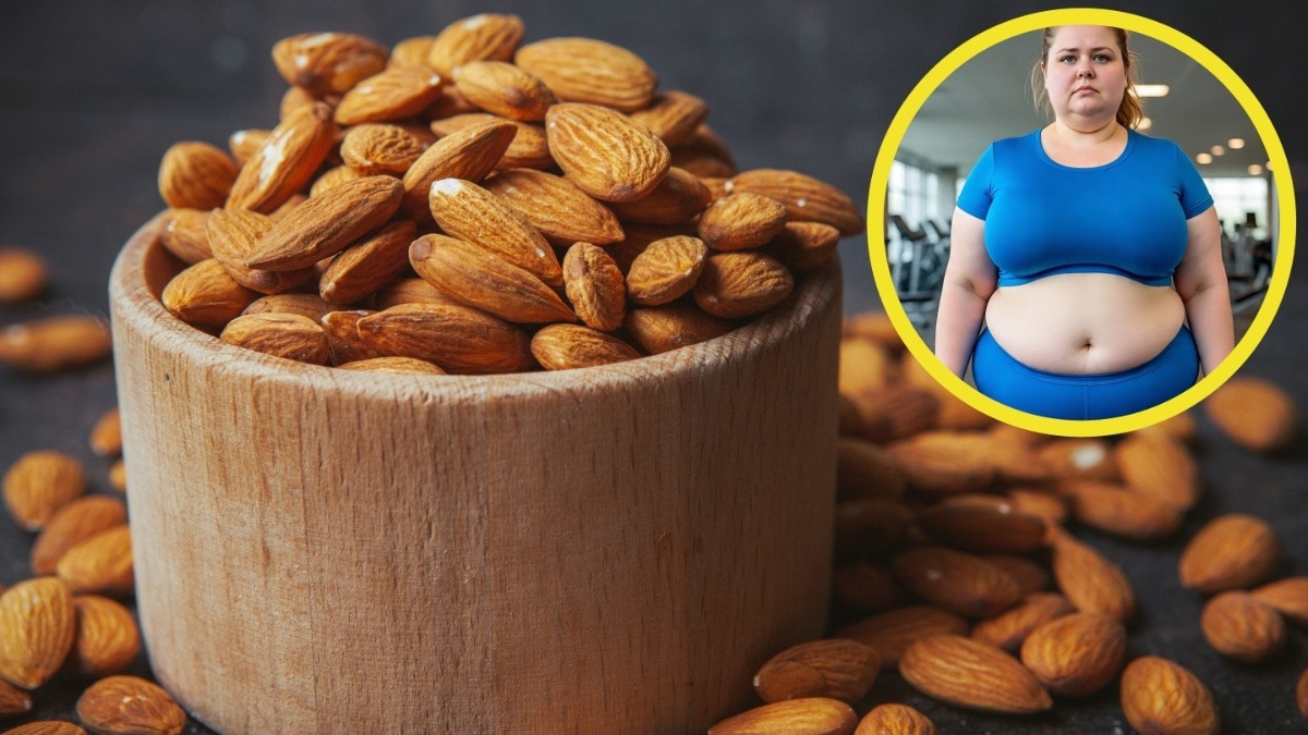 बादाम खाने के फायदे (Photo: AI generated)